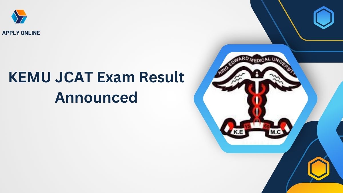 KEMU JCAT Exam Result 2024