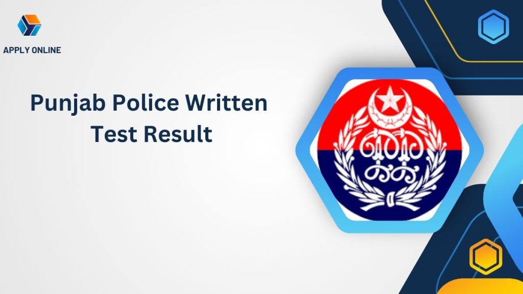 Punjab Police Written Test Result 2024