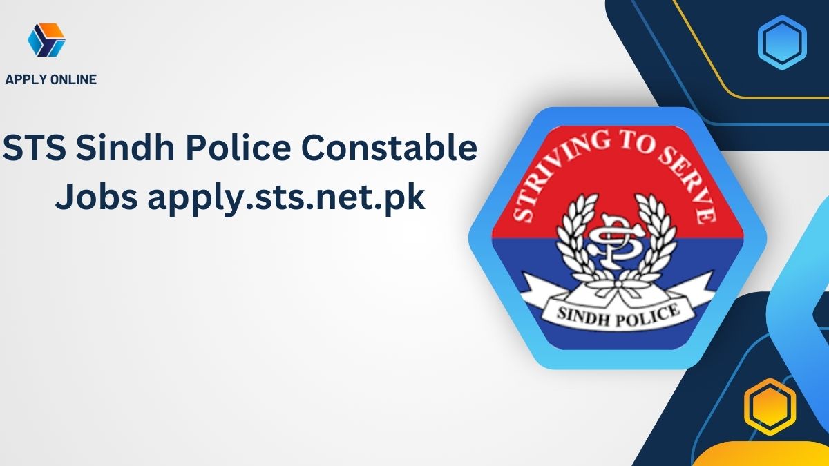 STS Sindh Police Constable Jobs 2024 apply.sts.net.pk