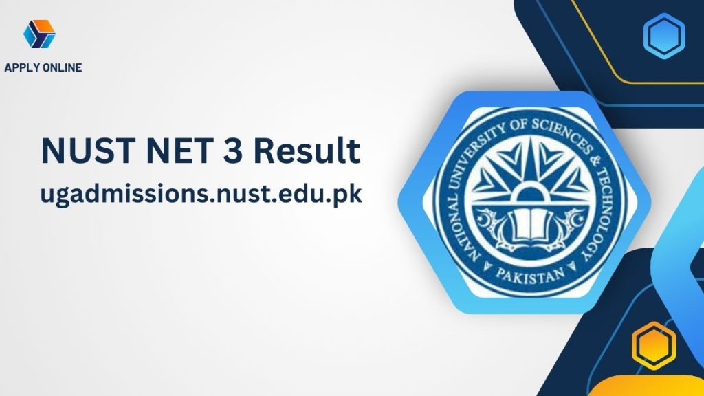 NUST NET 3 Result 2024