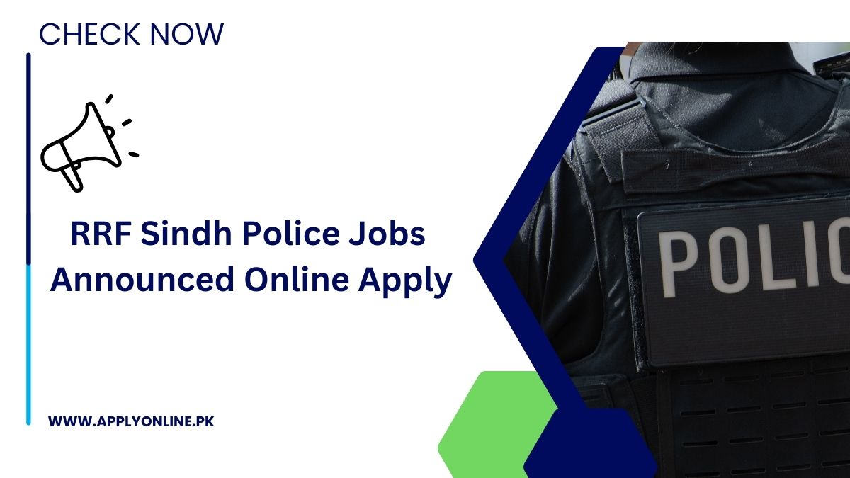 Rapid Response Force RRF Sindh Police Jobs 2024
