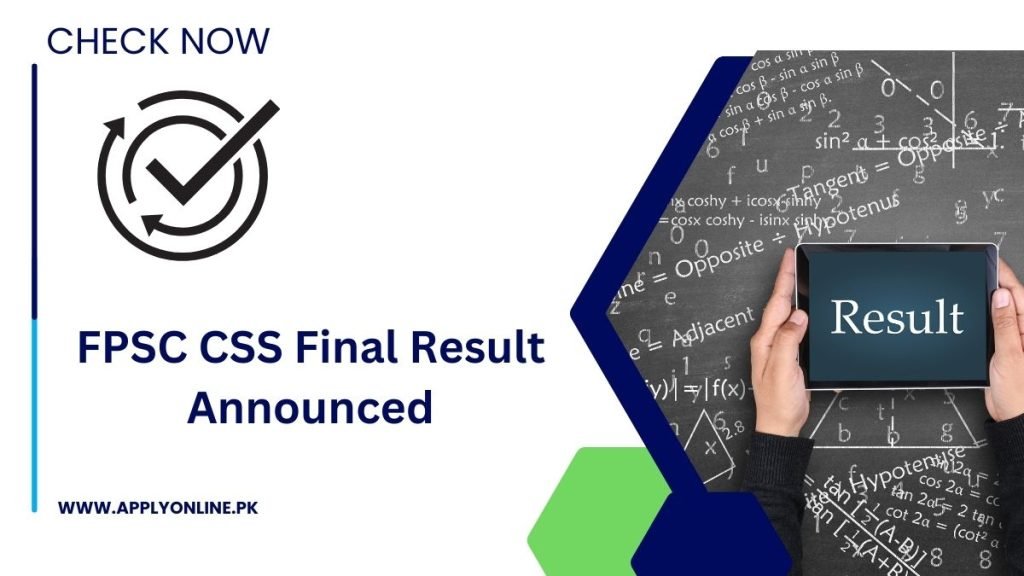 FPSC CSS Final Result 2024 Announced [ Final Selected List ]