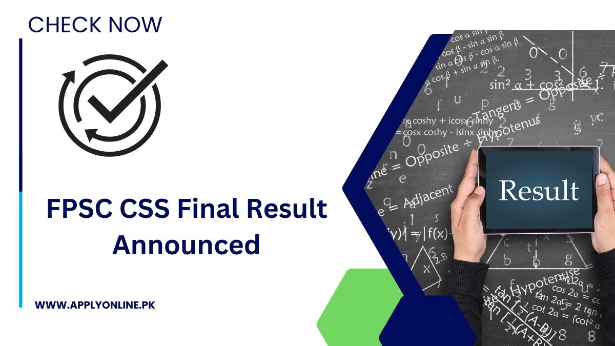 FPSC CSS Final Result 2024 Announced [ Final Merit List ]