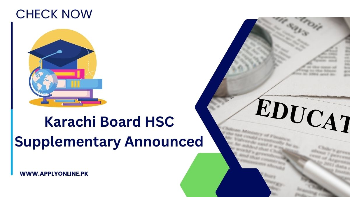 Karachi Board HSC Supplementary Result 2024