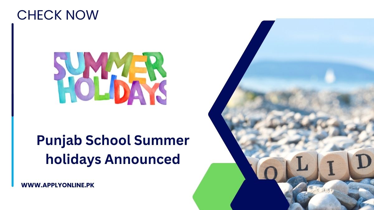 Punjab School Summer Holidays 2024 Notification