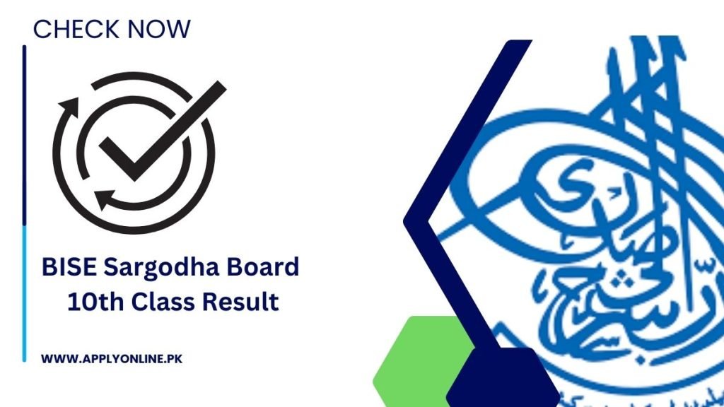 BISE Sargodha Board 10th Class Result 2024