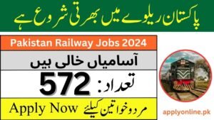 Pakistan Railway Jobs 2024 Online apply